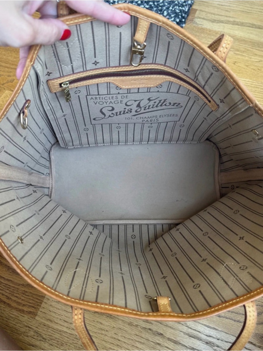 Louis Vuitton Brown Monogram Canvas Neverfull MM - Picture 7 of 16